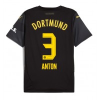 Borussia Dortmund Waldemar Anton #3 Bortatröja 2024-25 Korta ärmar